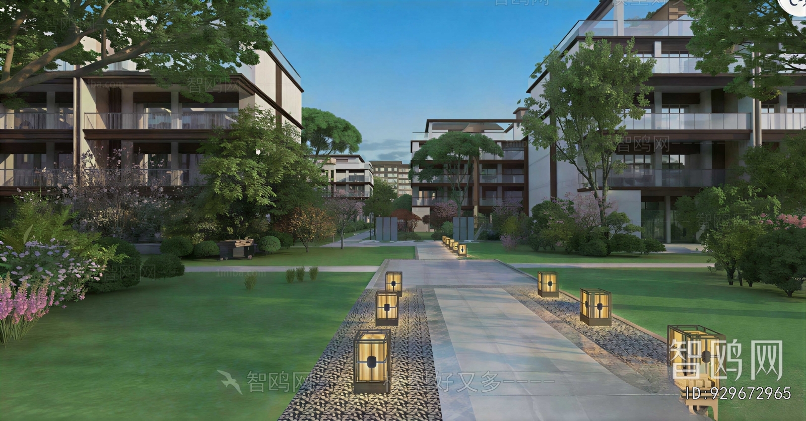 Modern Courtyard/landscape