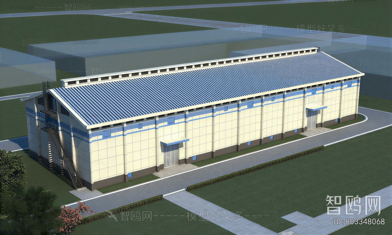 Modern Industrial Building