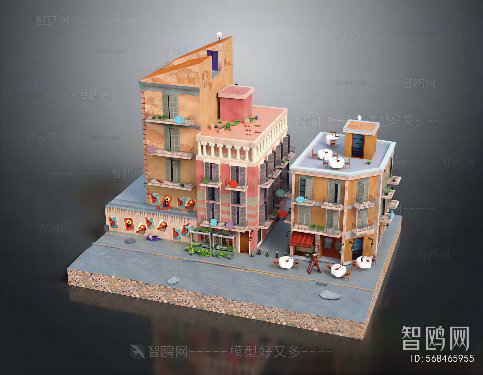 Modern Cartoon House