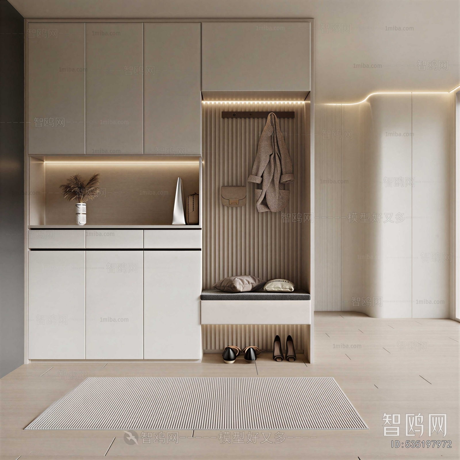 Modern Shoe Cabinet