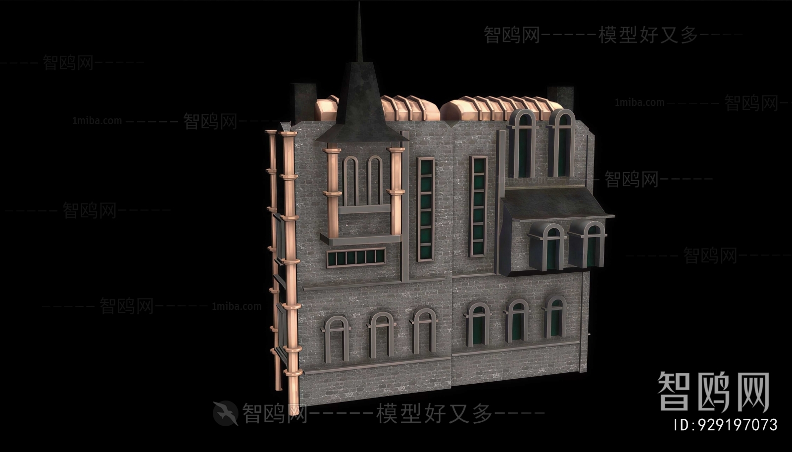 European Style Appearance Of Commercial Building