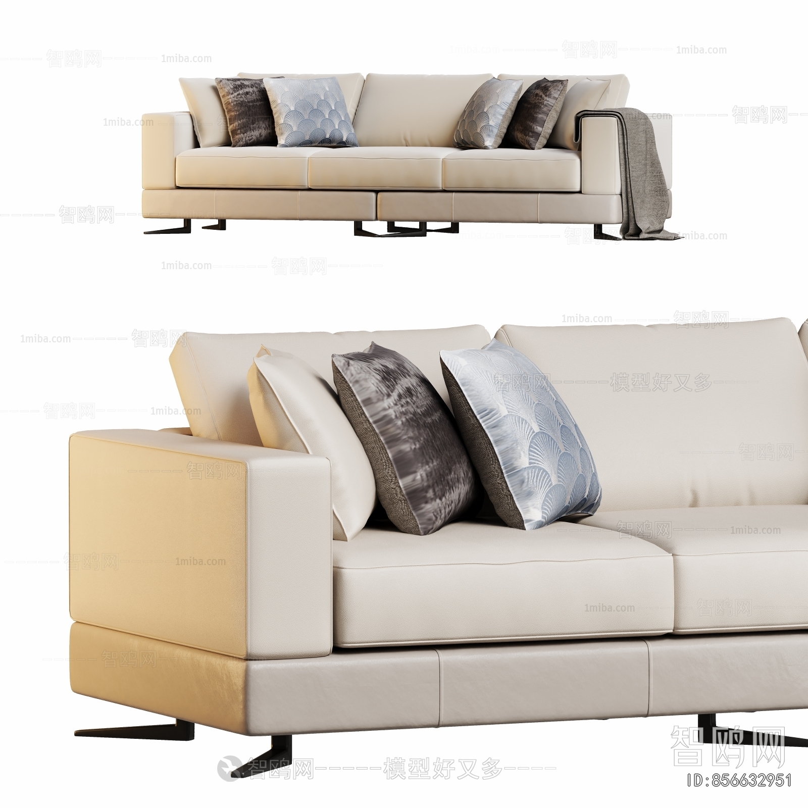 Modern Three-seat Sofa
