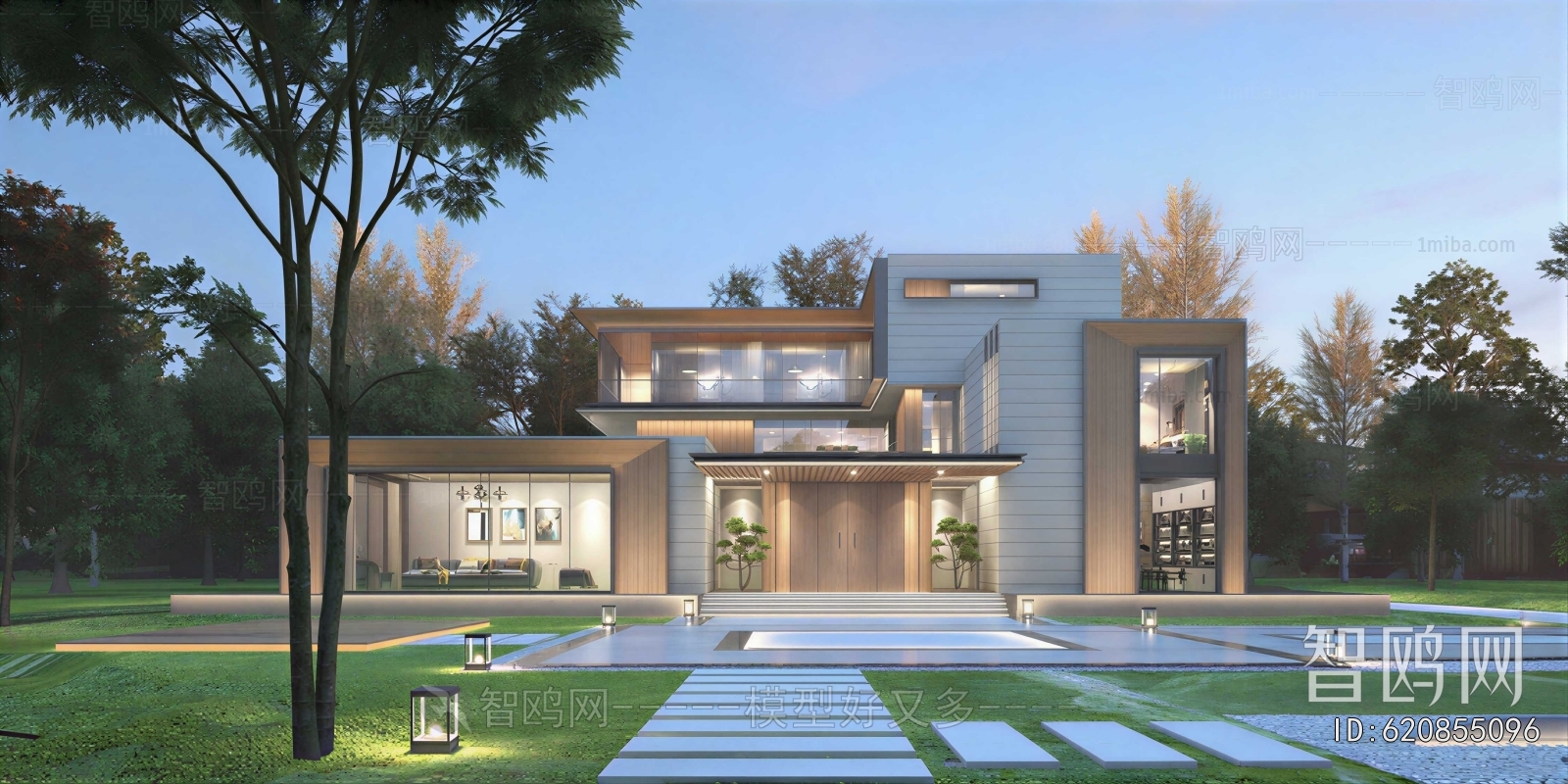 Modern Courtyard/landscape