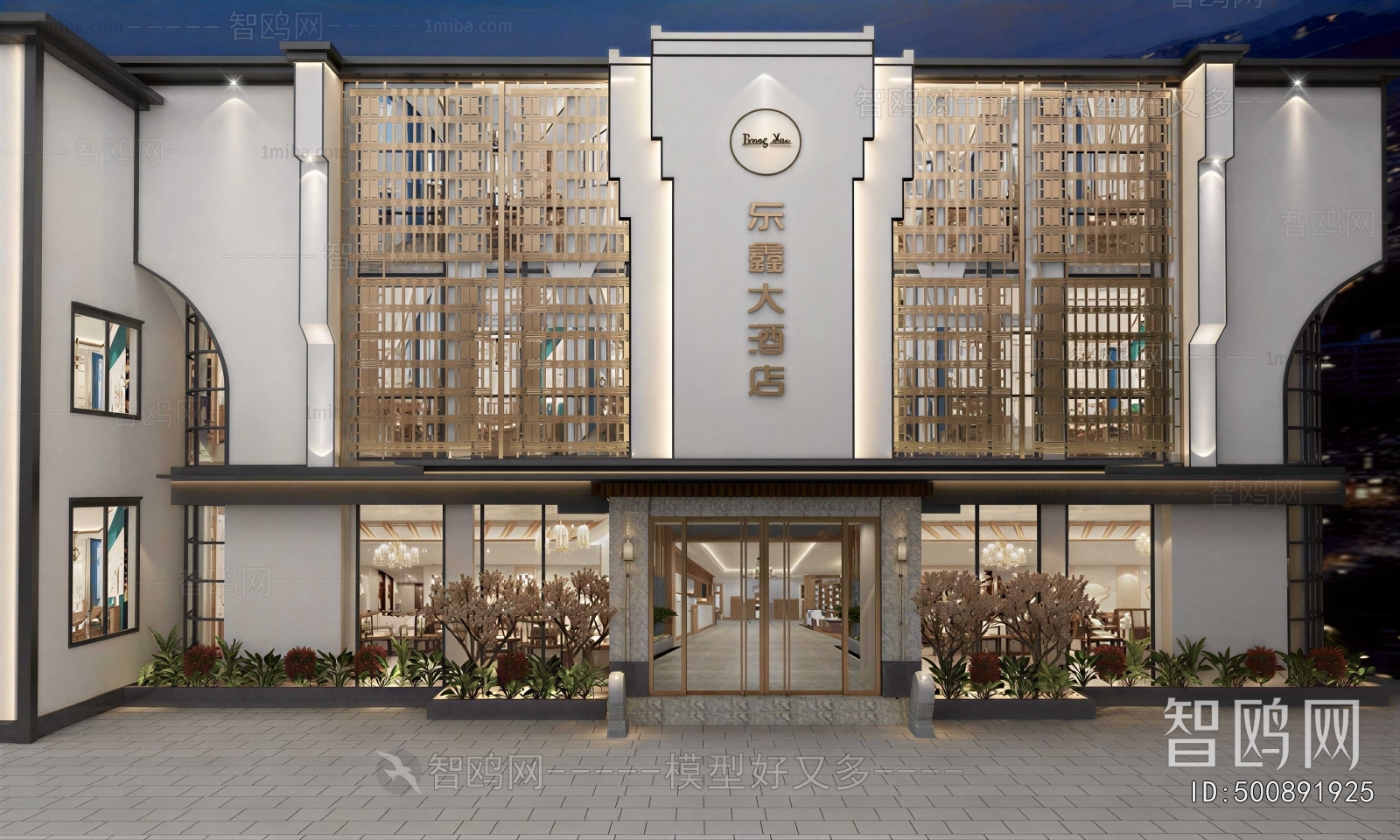 New Chinese Style Facade Element
