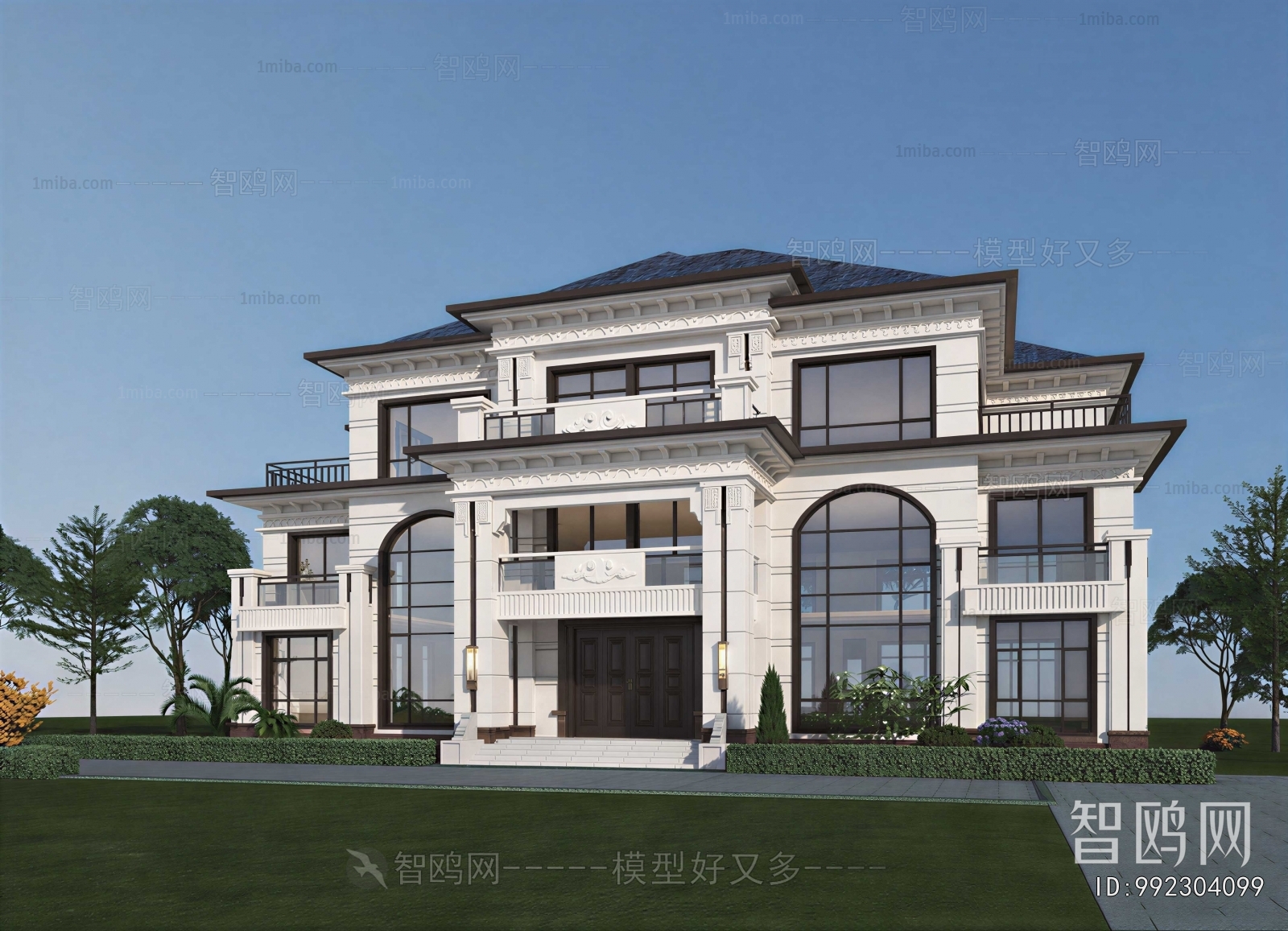 Simple European Style Detached Villa