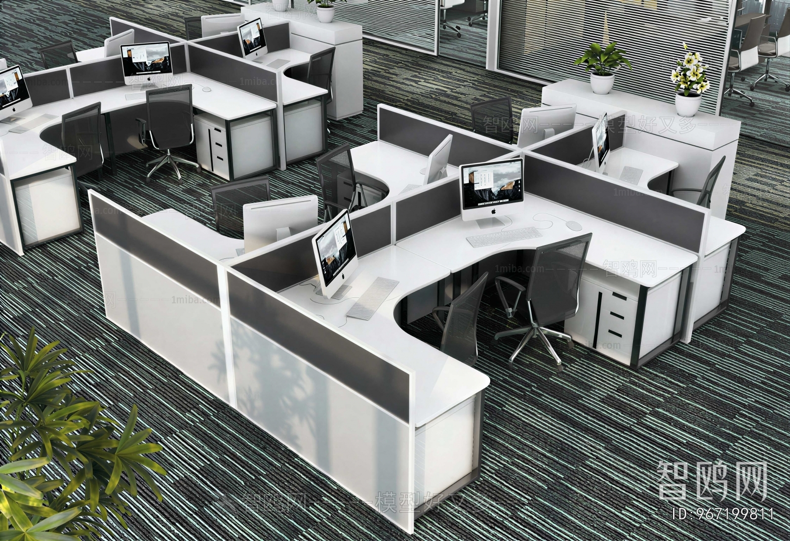 Modern Office Desk And Chair
