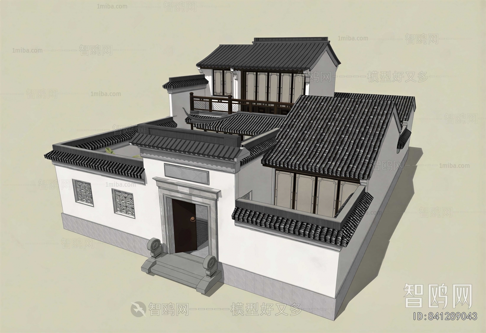 Chinese Style Villa Appearance