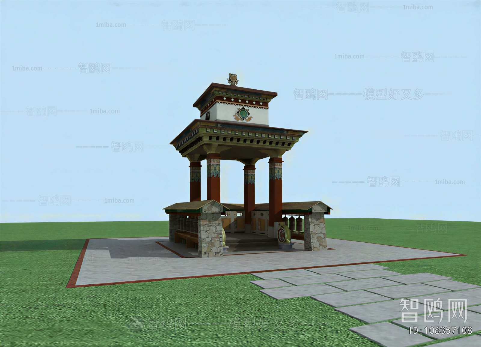 Chinese Style Ancient Architectural Buildings