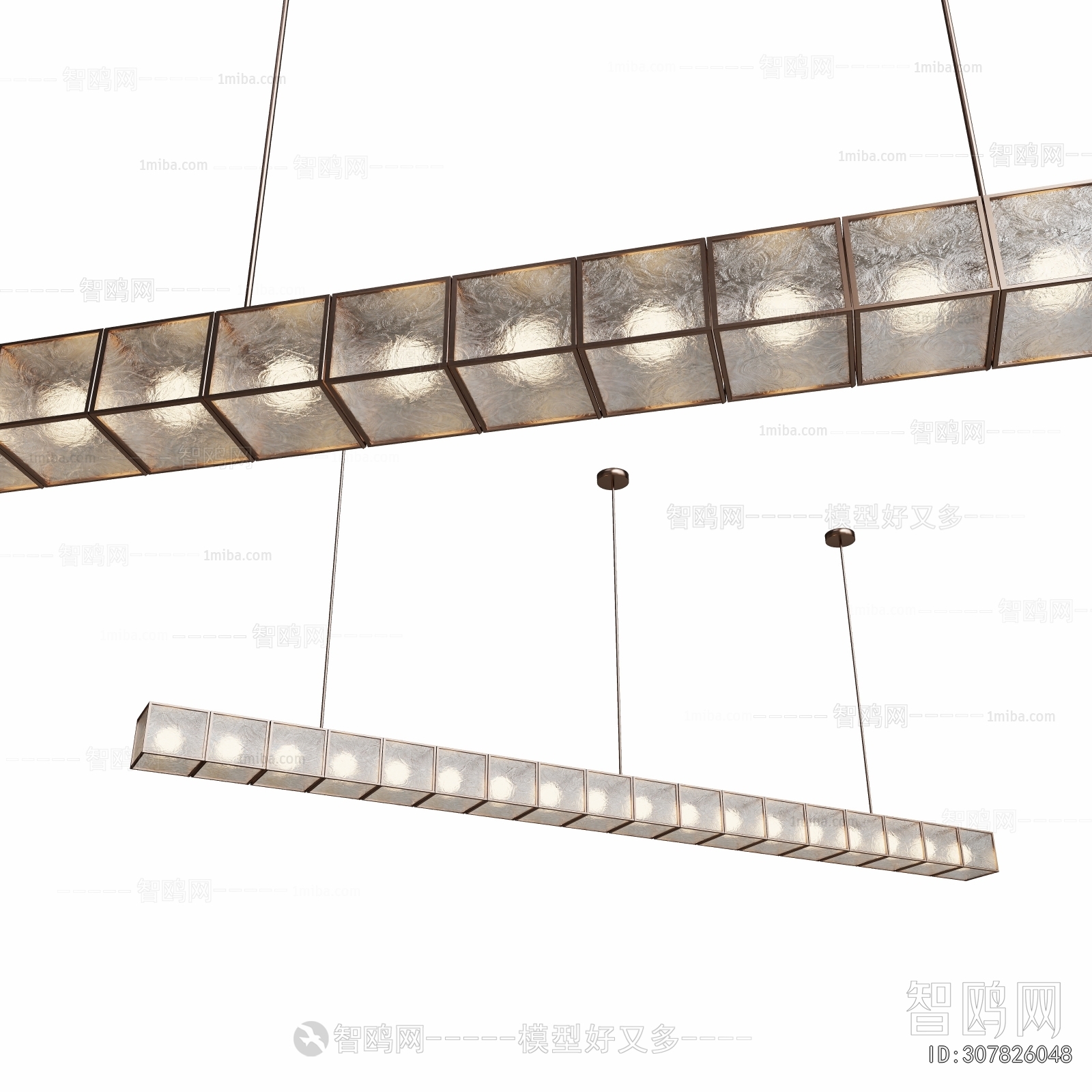 Modern Long Chandelier