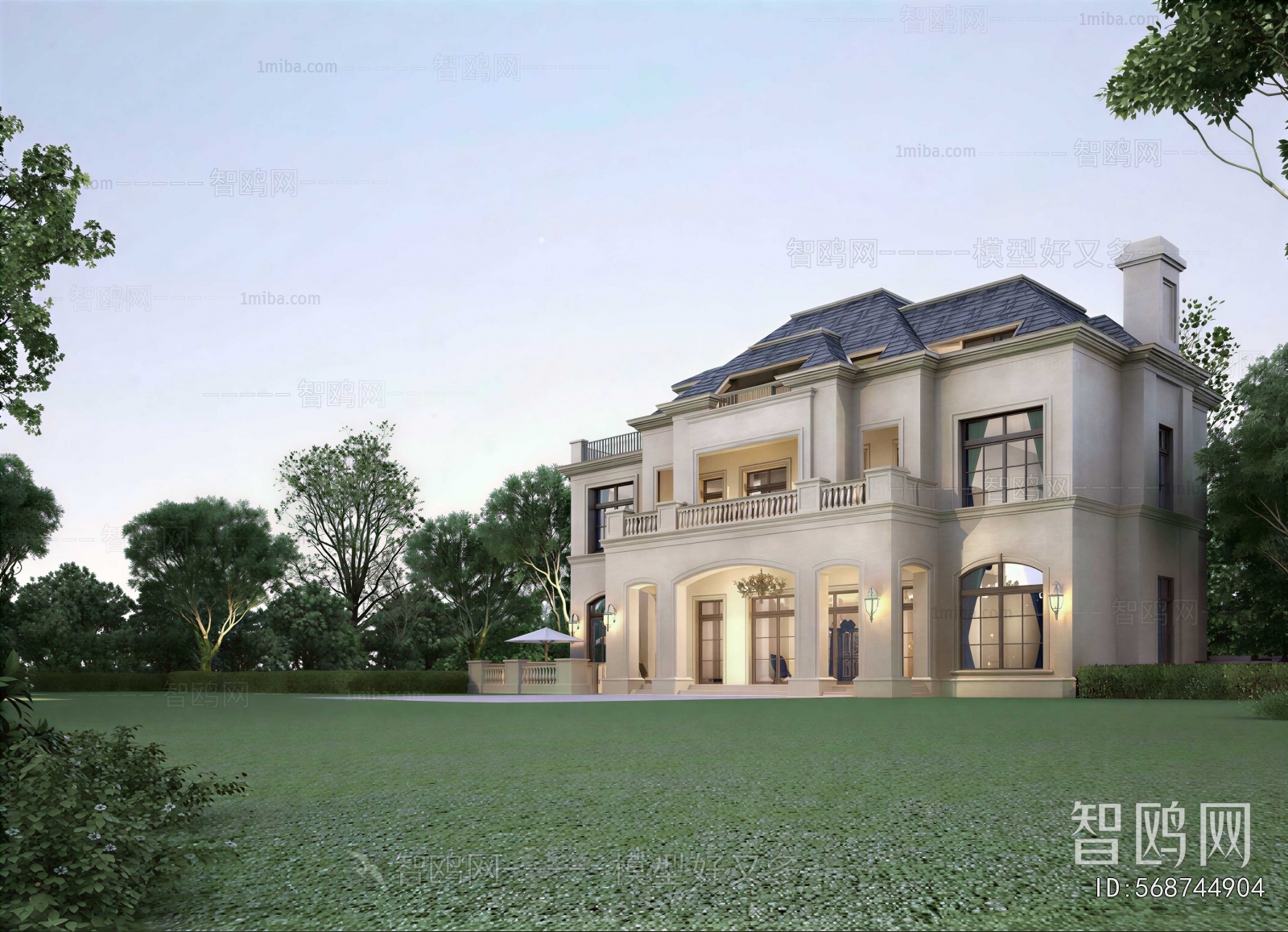Simple European Style Detached Villa