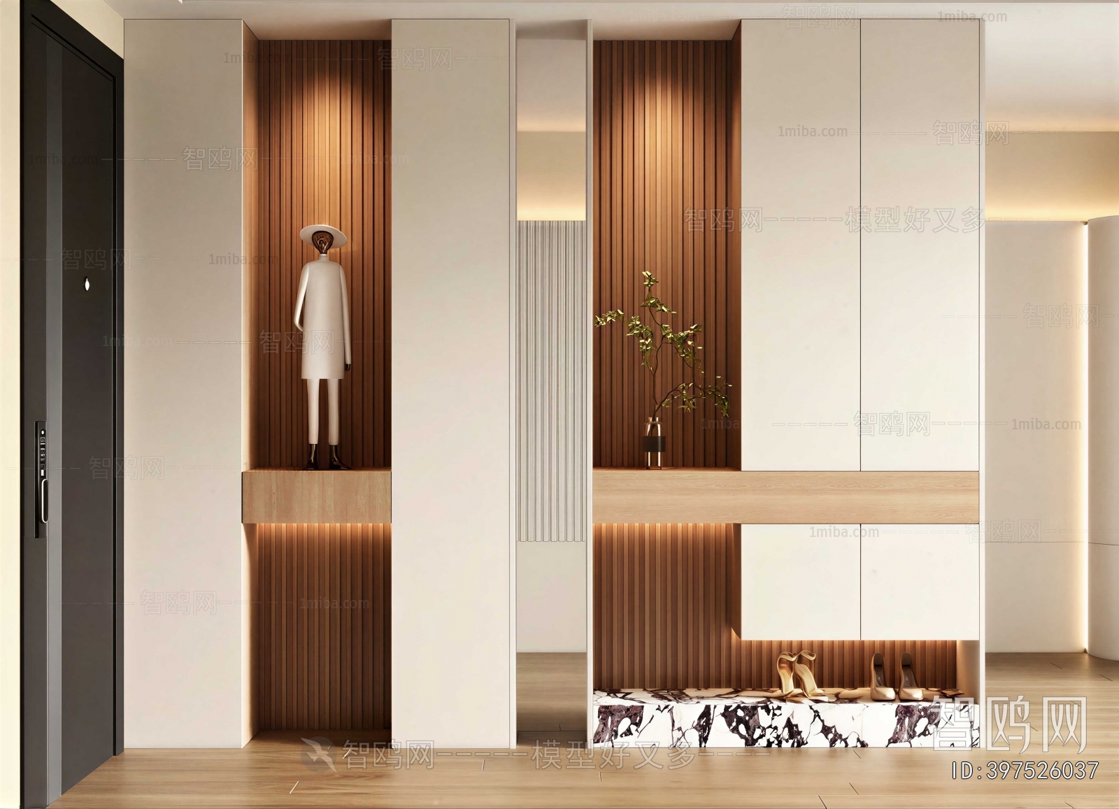 Modern Shoe Cabinet