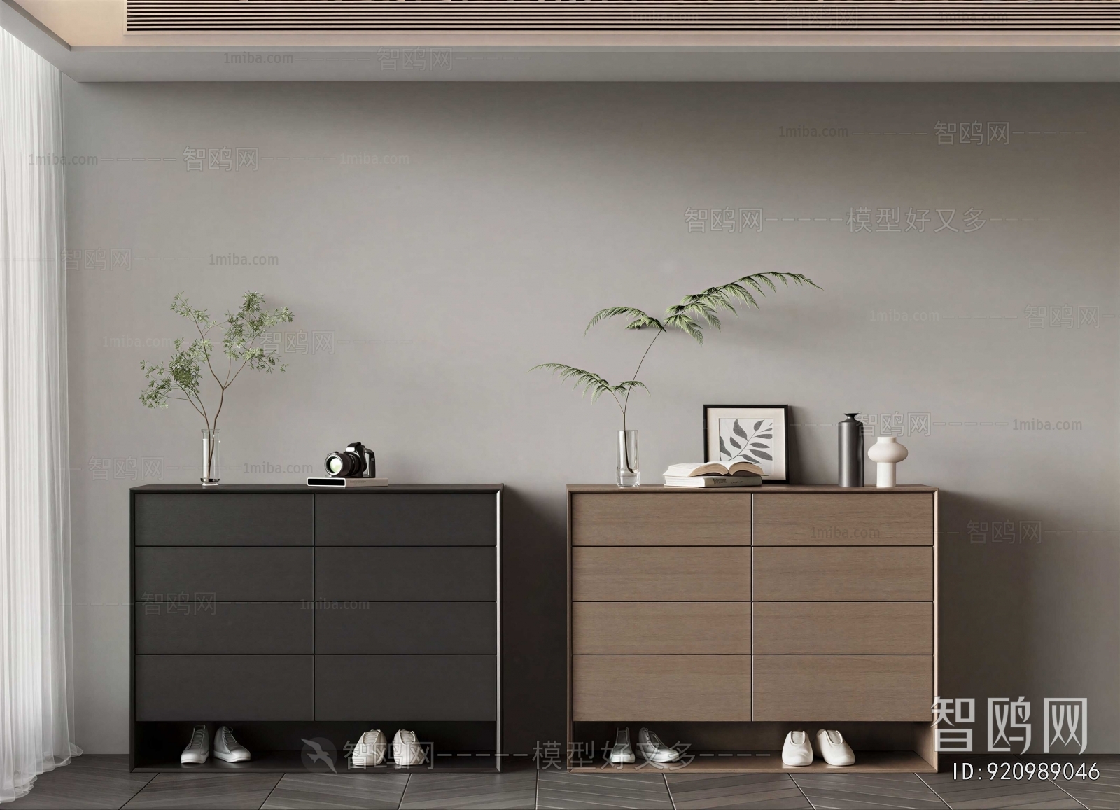 Modern Shoe Cabinet