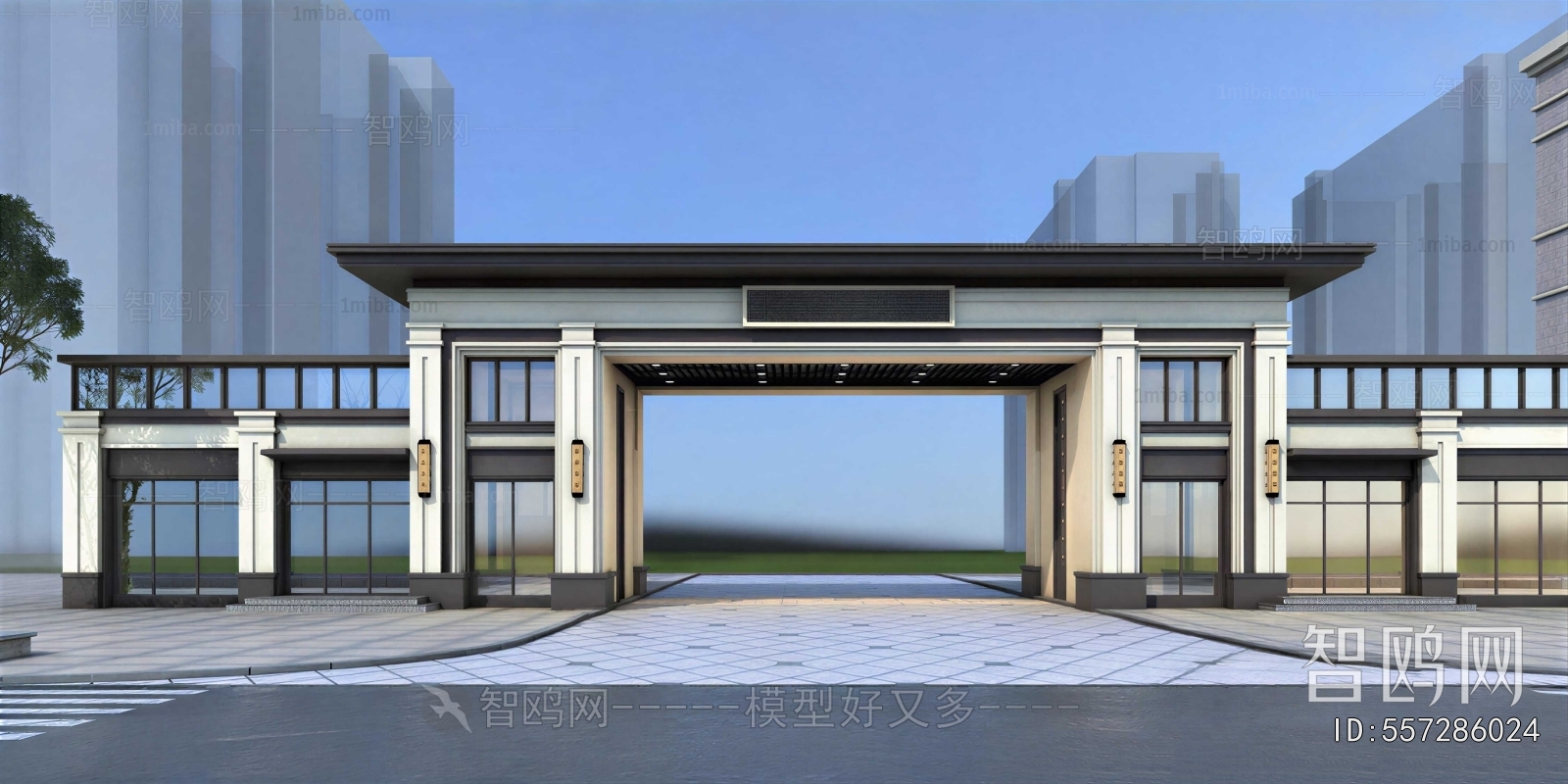 New Chinese Style Facade Element