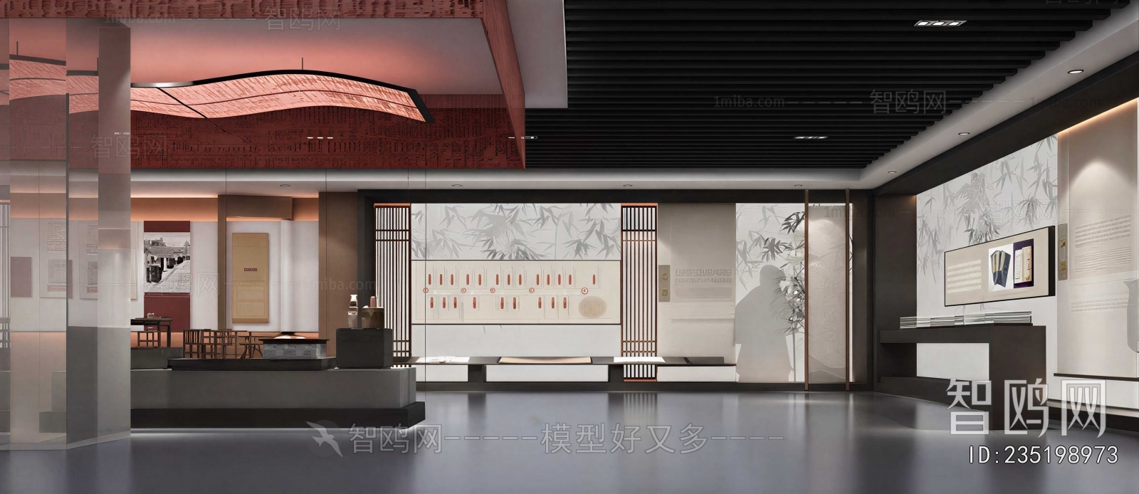 New Chinese Style Exhibition Hall