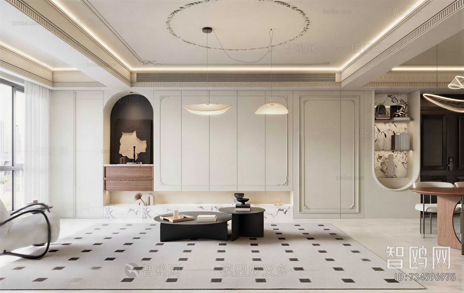 French Style A Living Room
