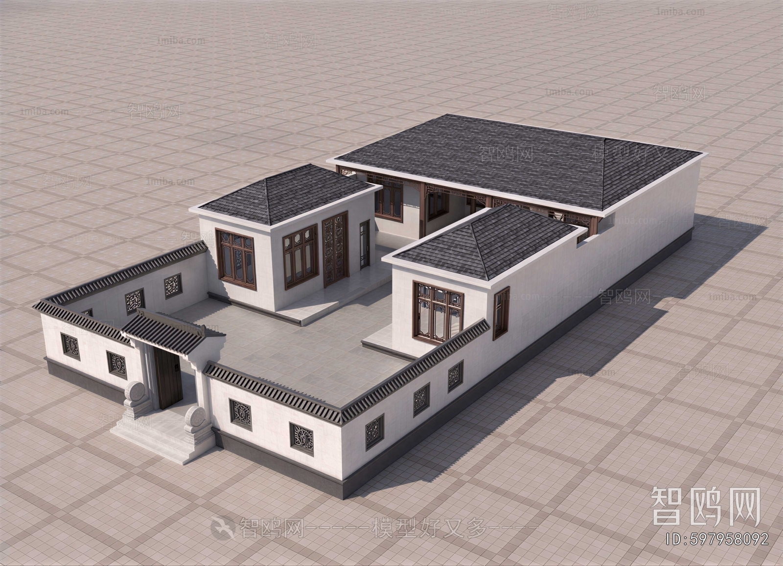 New Chinese Style Detached Villa
