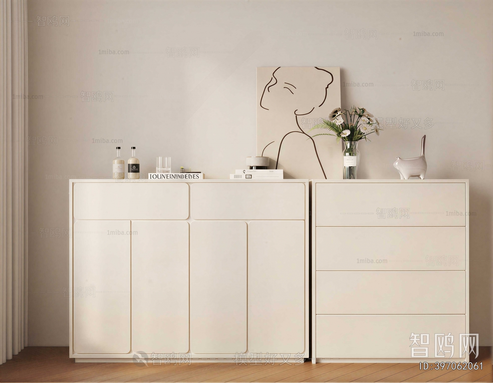 Modern Shoe Cabinet