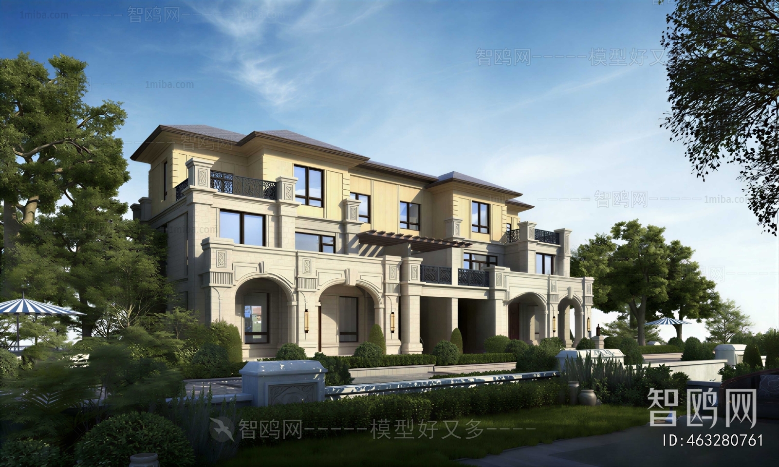 Simple European Style Detached Villa