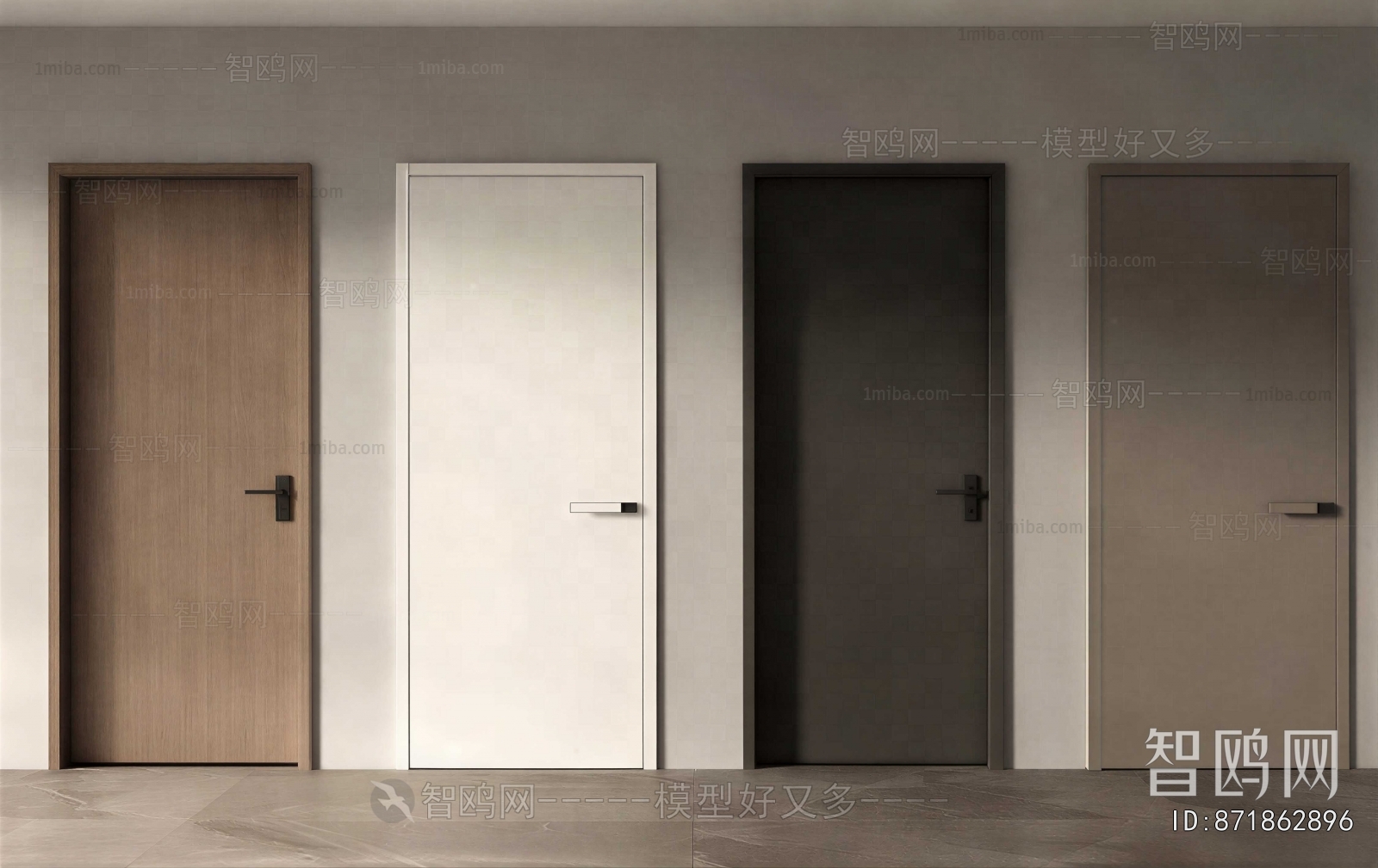 Modern Single Door