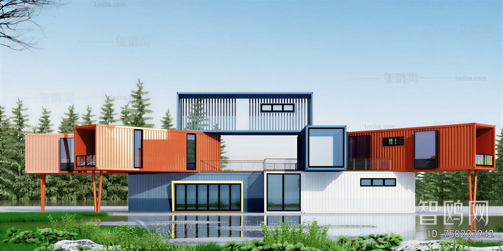Modern Appearance Of Commercial Building