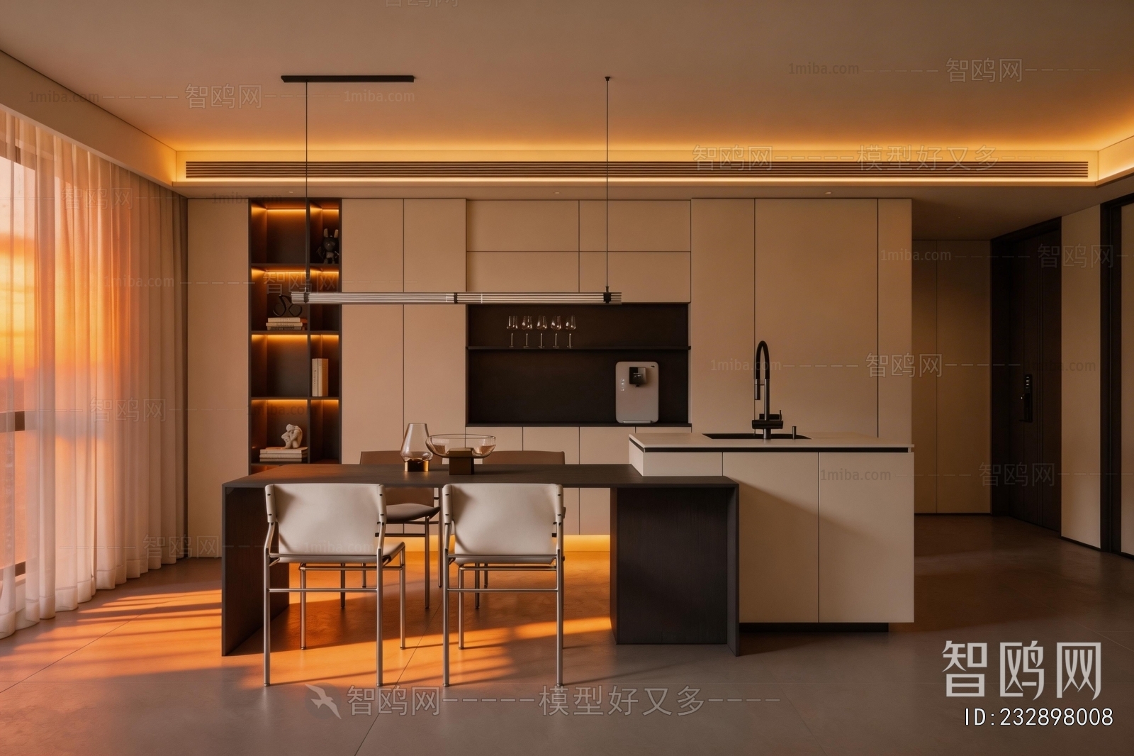 Modern Open Kitchen