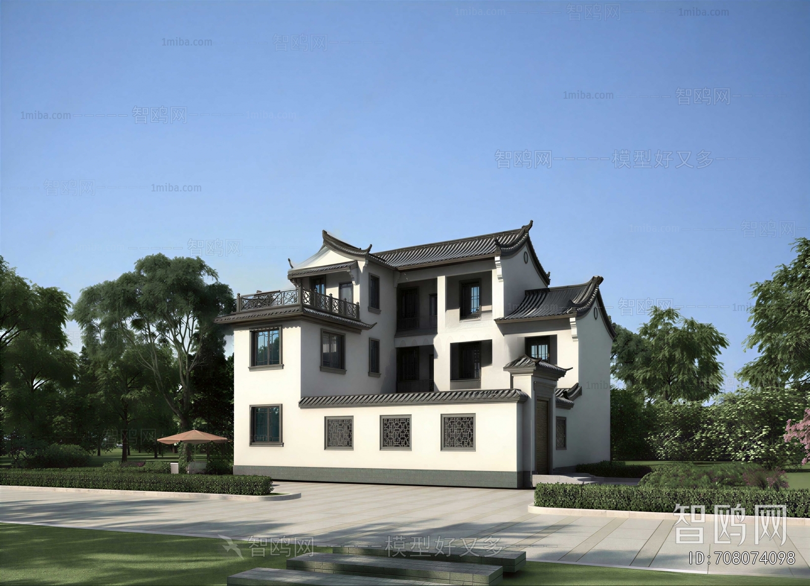New Chinese Style Detached Villa