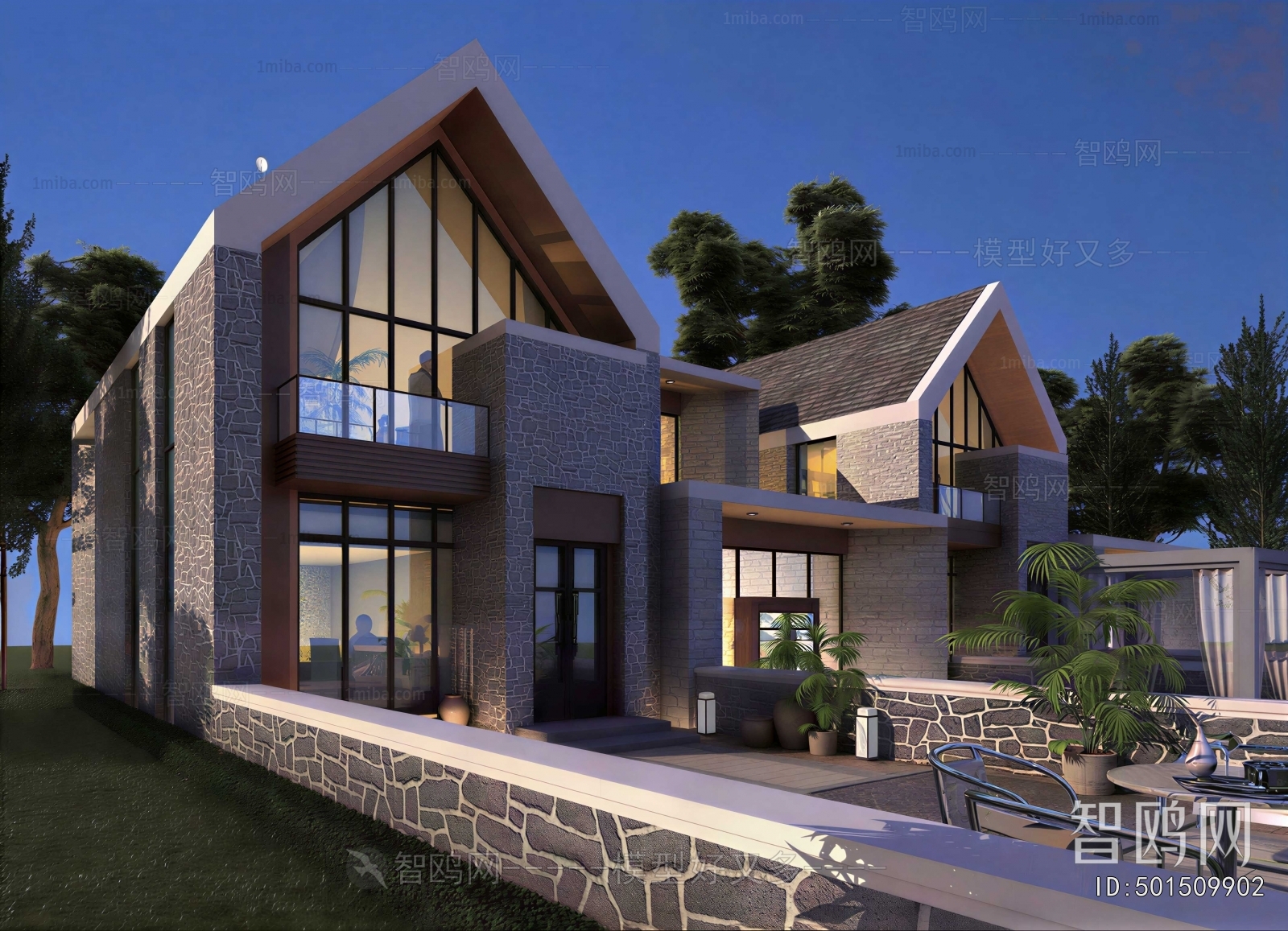 Modern Courtyard/landscape