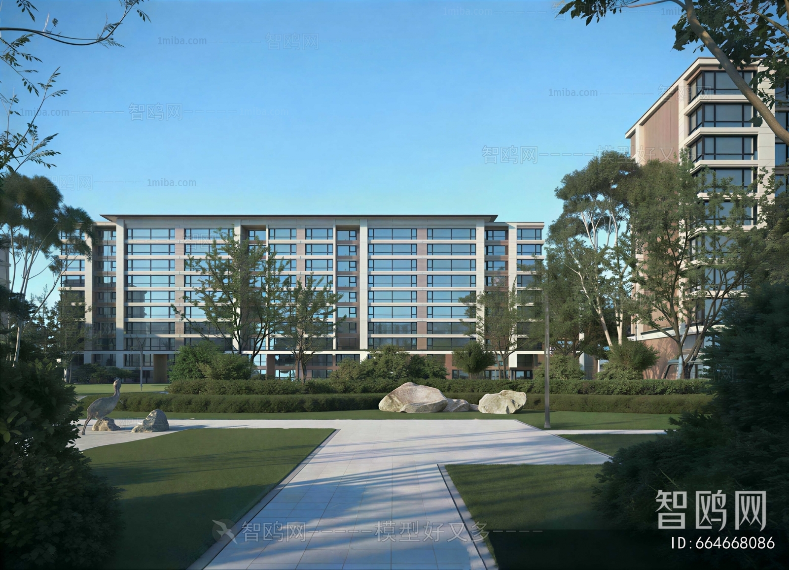 Modern Courtyard/landscape