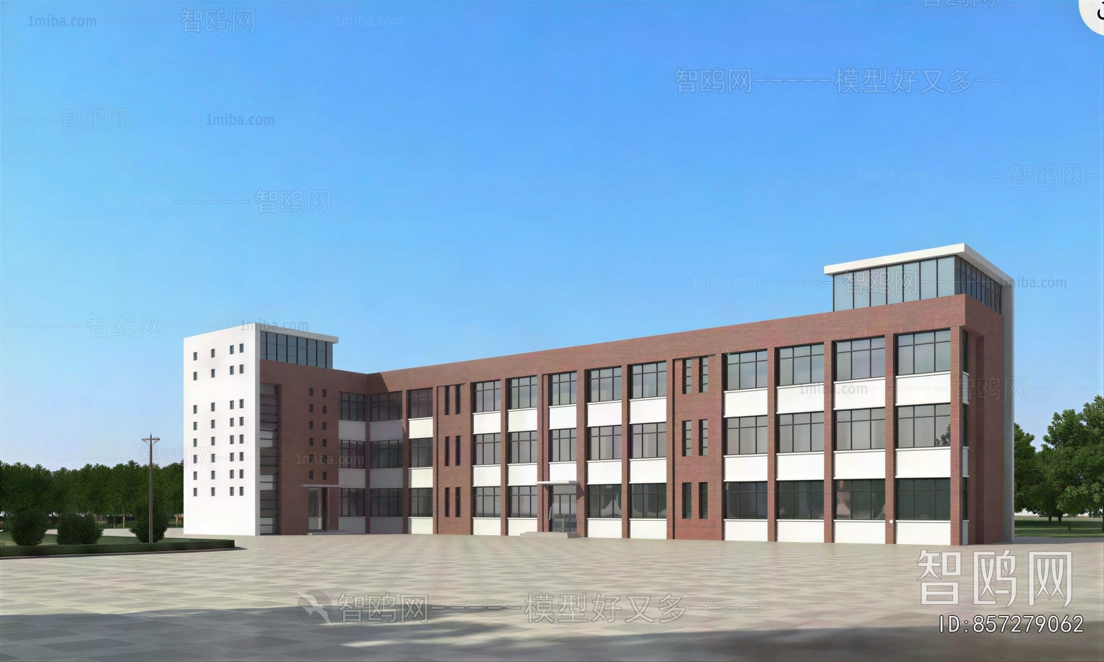 Modern School Building