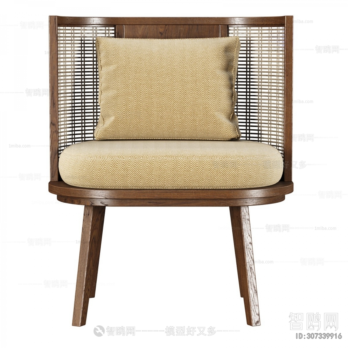 Wabi-sabi Style Single Chair