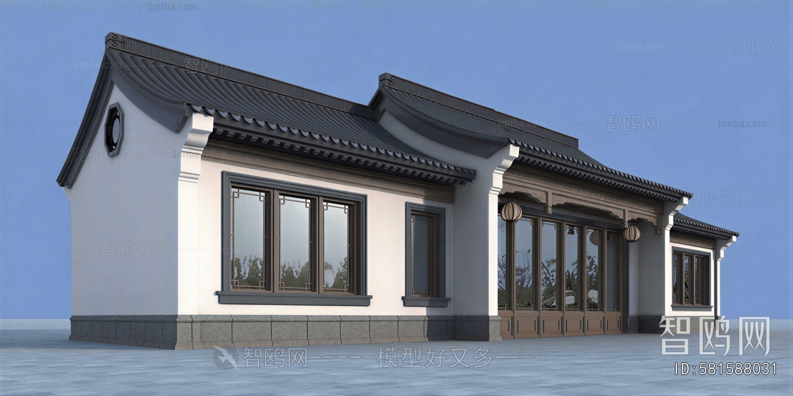 Chinese Style Ancient Architectural Buildings
