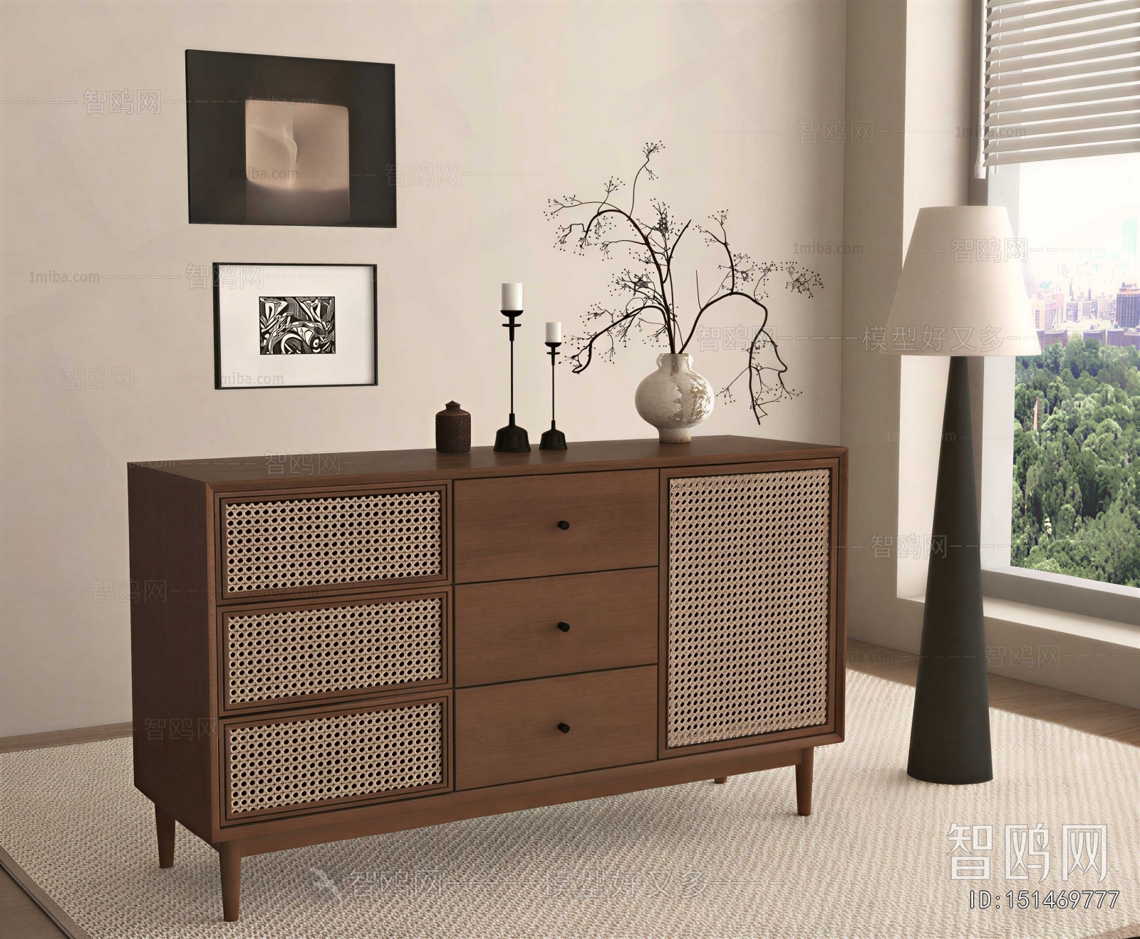Modern Entrance Cabinet