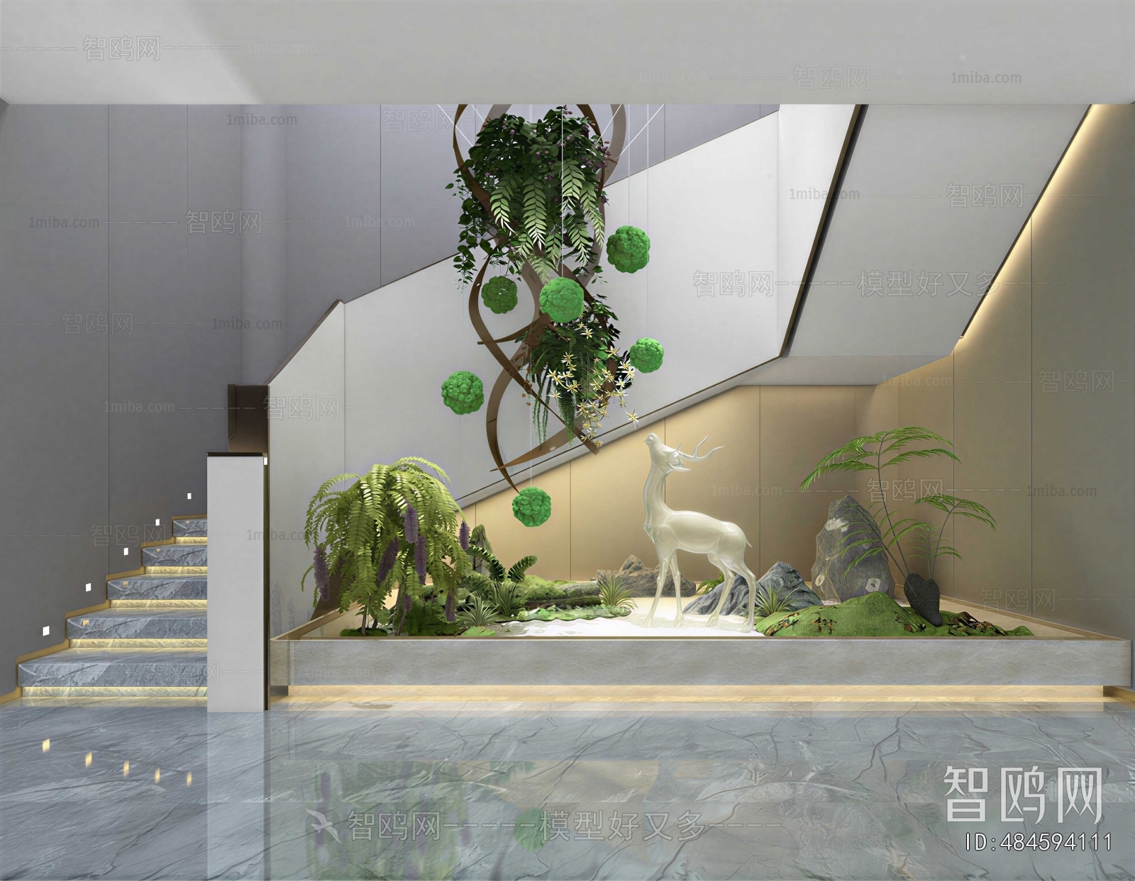 Modern Office Stairwell