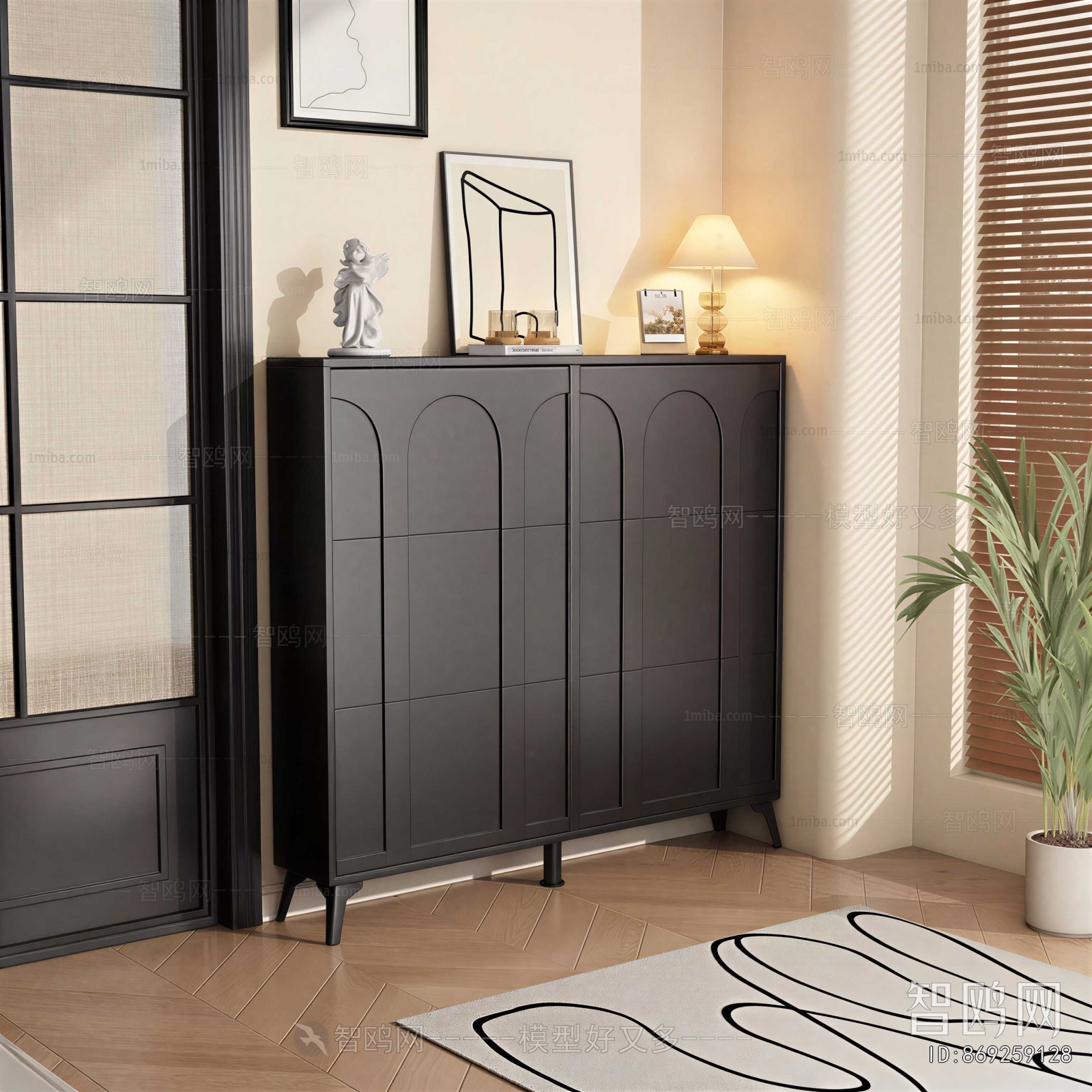 Modern Entrance Cabinet
