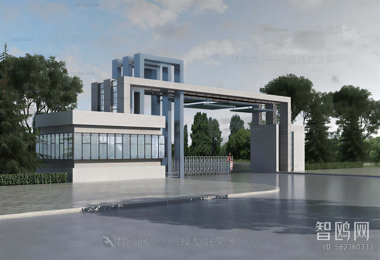Modern Industrial Building