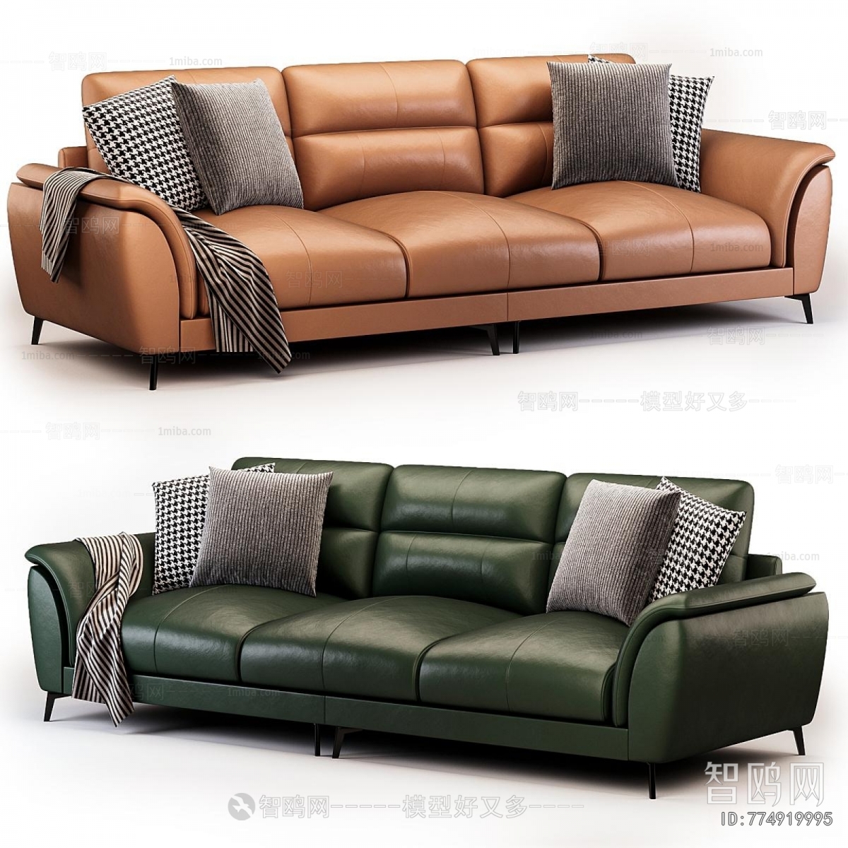 Modern Three-seat Sofa