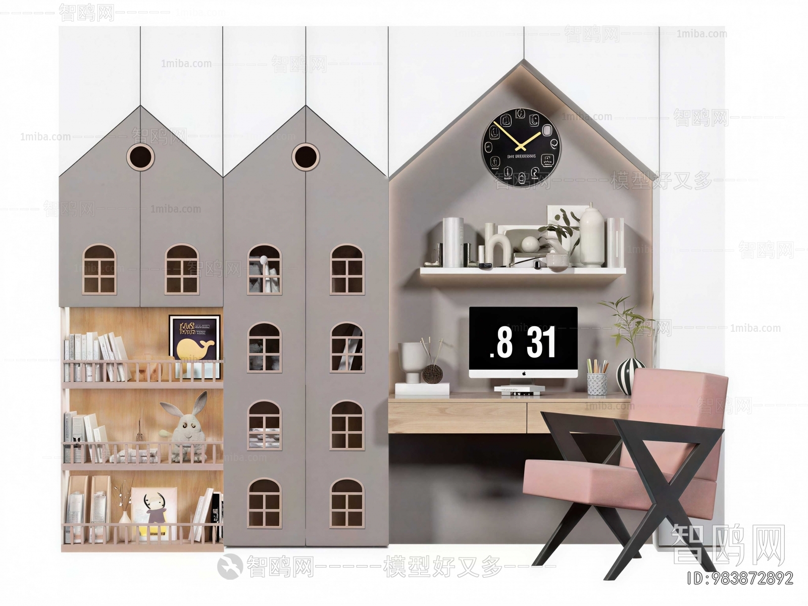 Modern Computer Desk And Chair