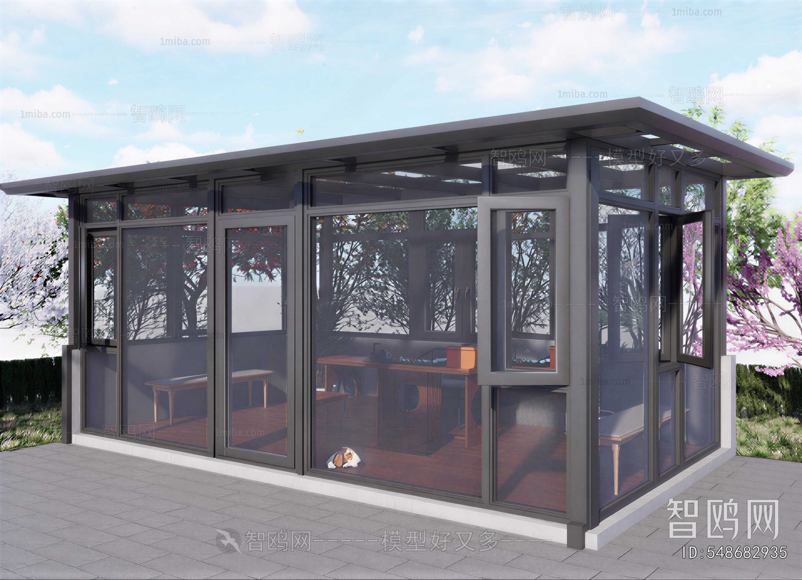 Modern Glass Sun Room