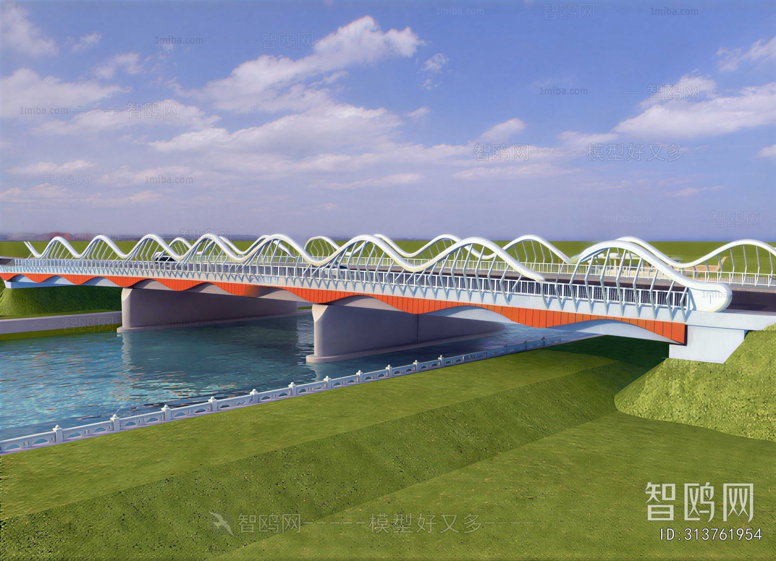 Modern Park Landscape