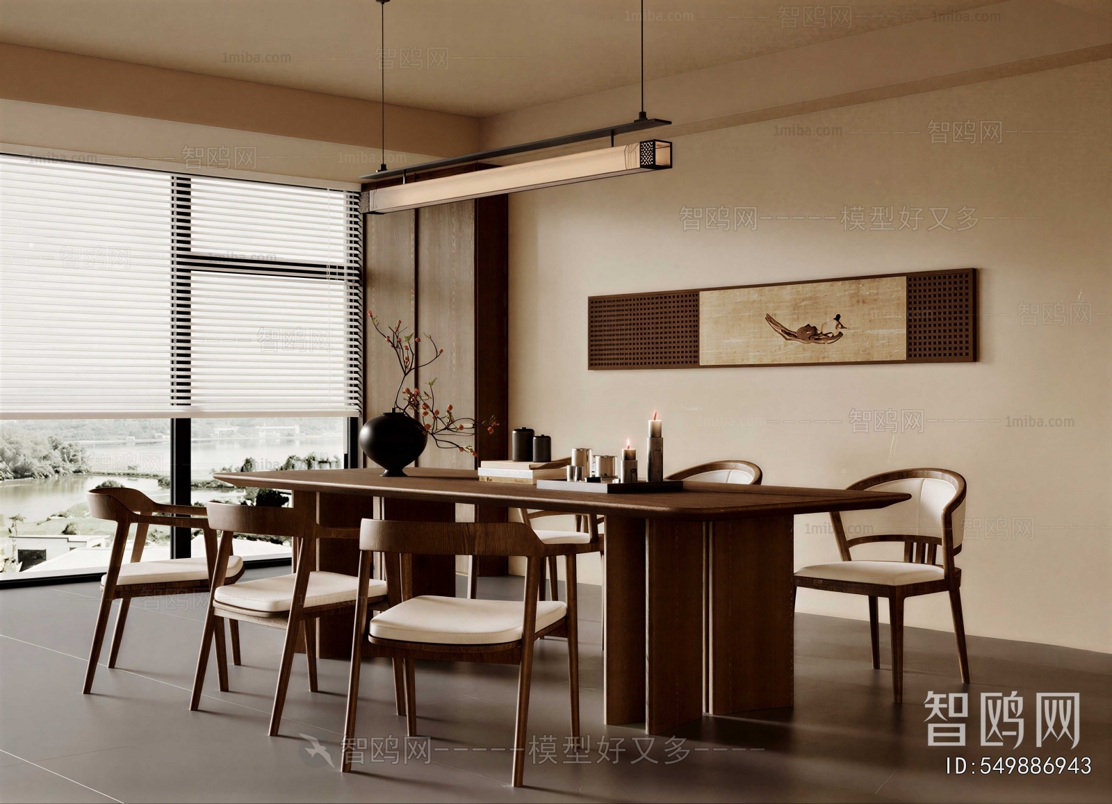 New Chinese Style Dining Room