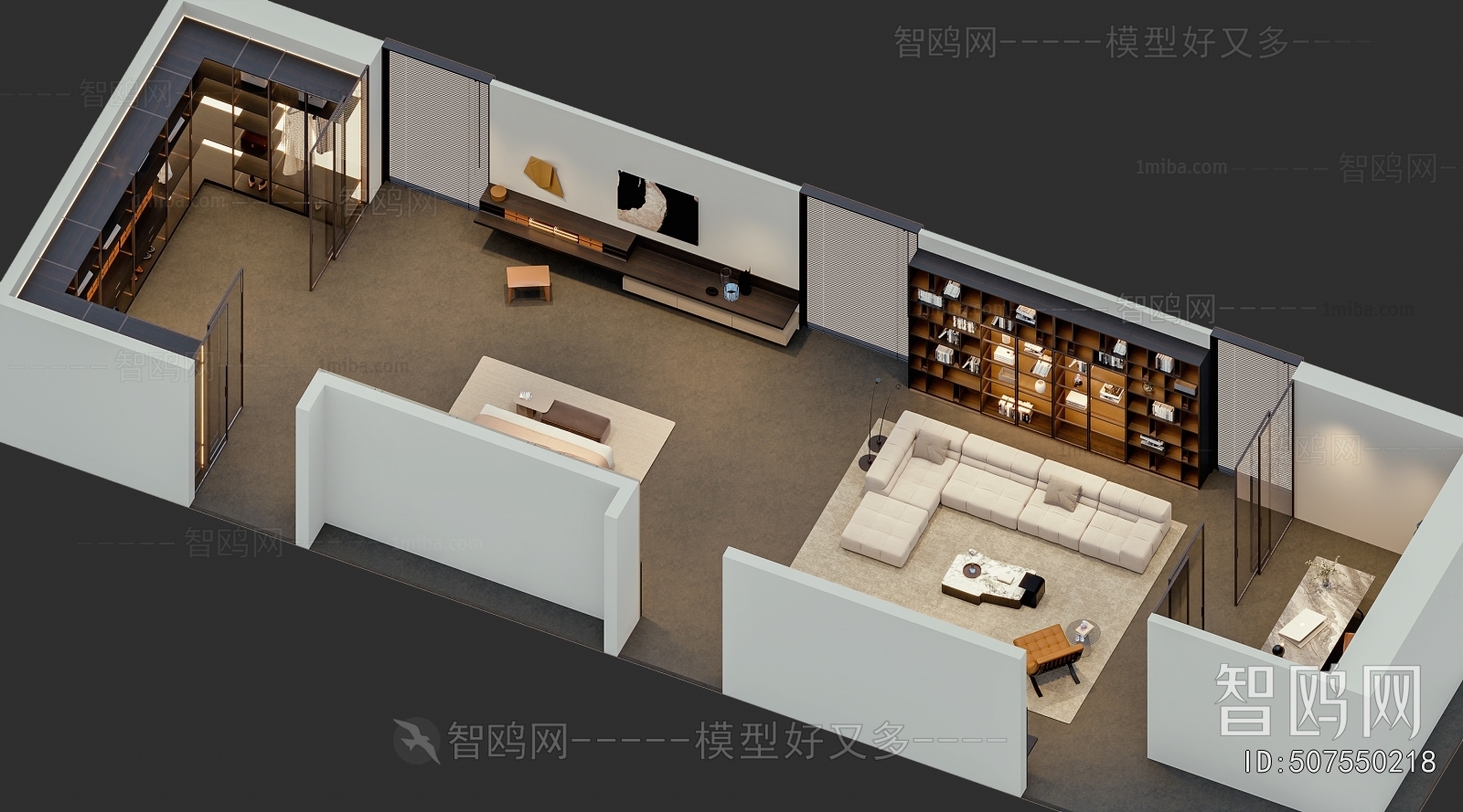 Modern A Bird's-eye View Of Home Decoration