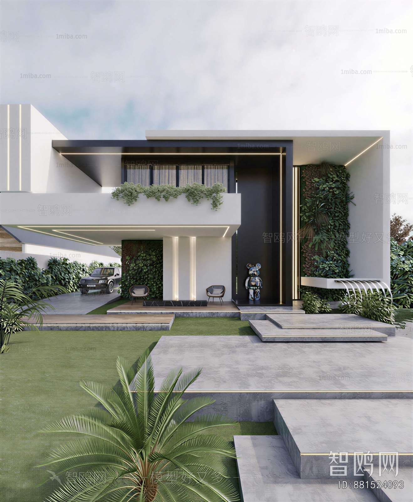 Modern Courtyard/landscape