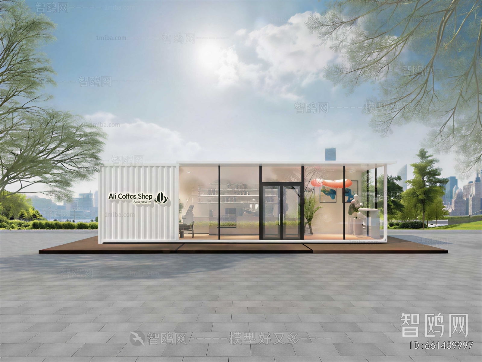 Modern Appearance Of Commercial Building