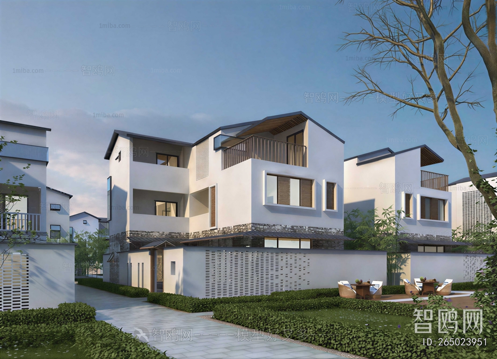 New Chinese Style Townhouse