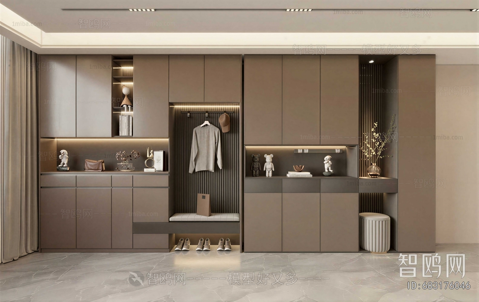 Modern Shoe Cabinet