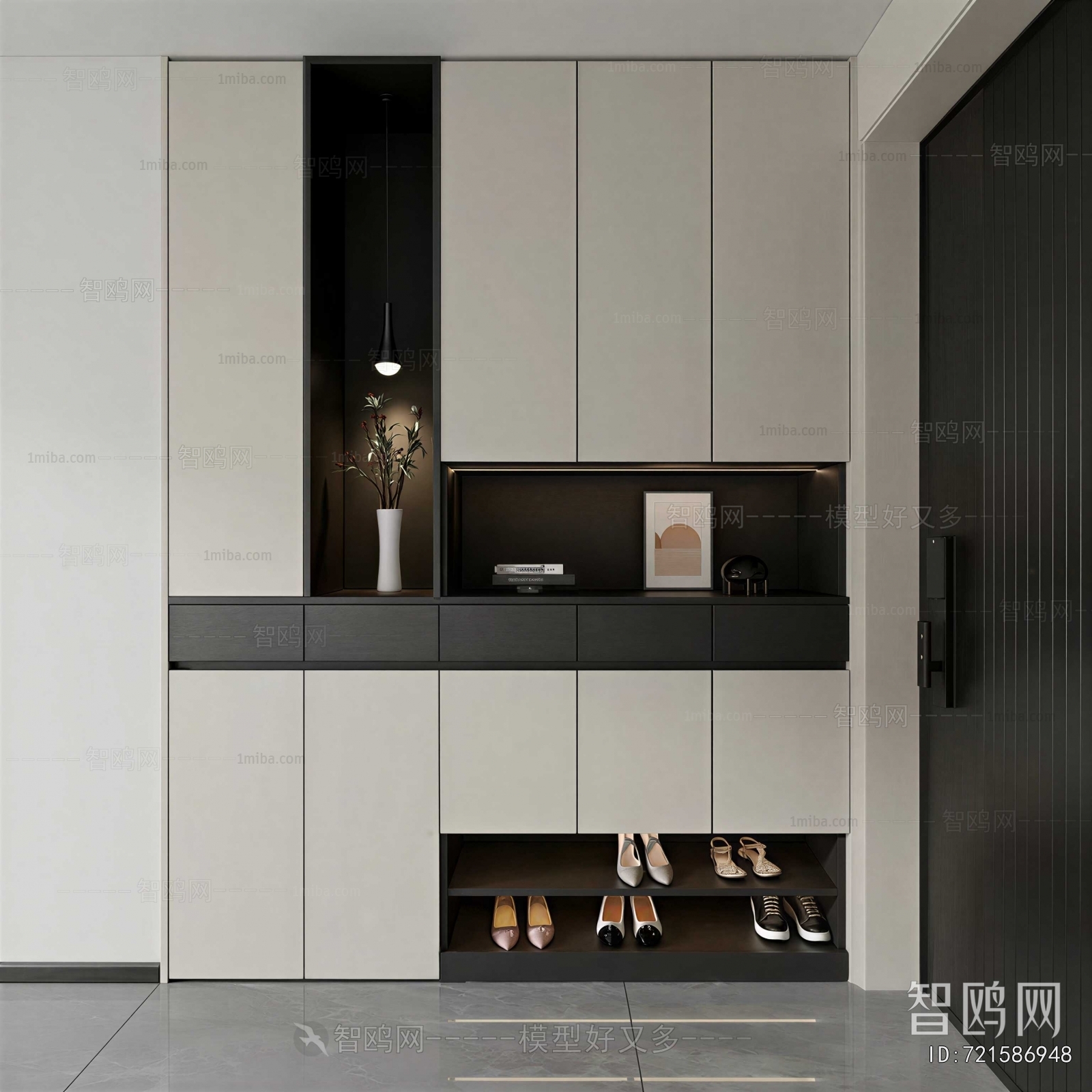 Modern Shoe Cabinet