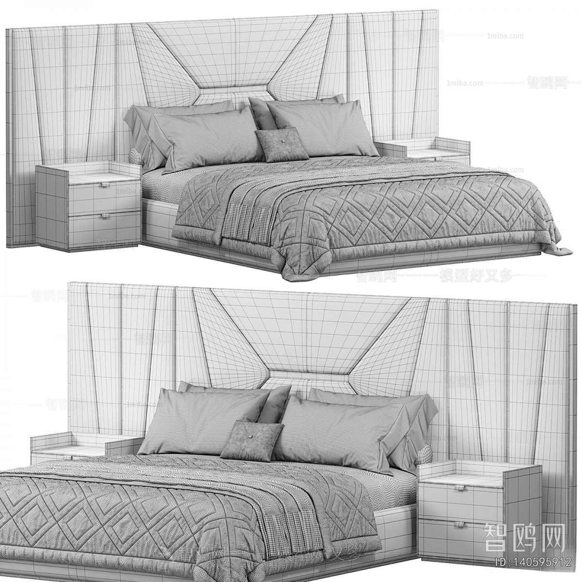Modern Double Bed