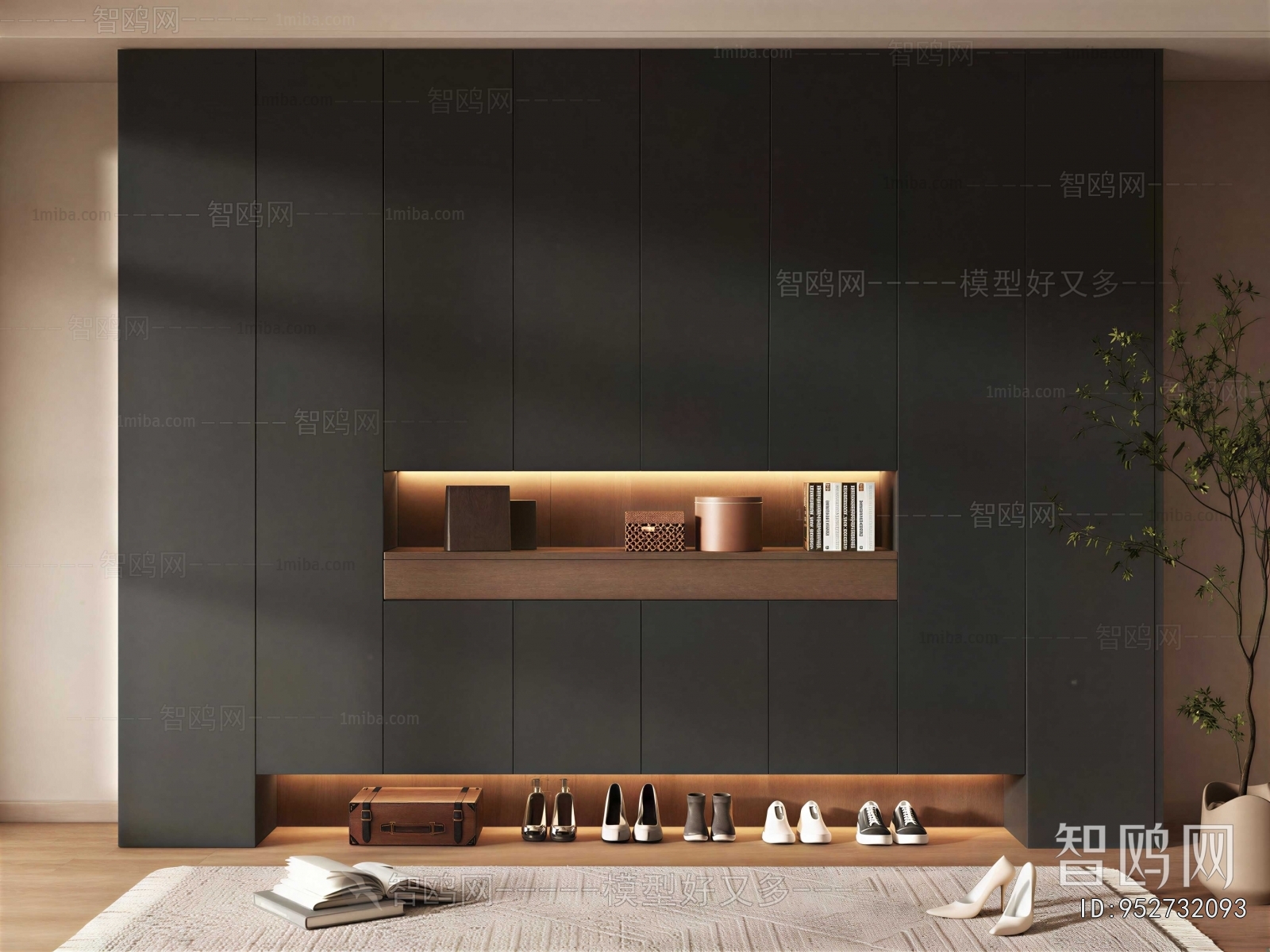 Modern Shoe Cabinet