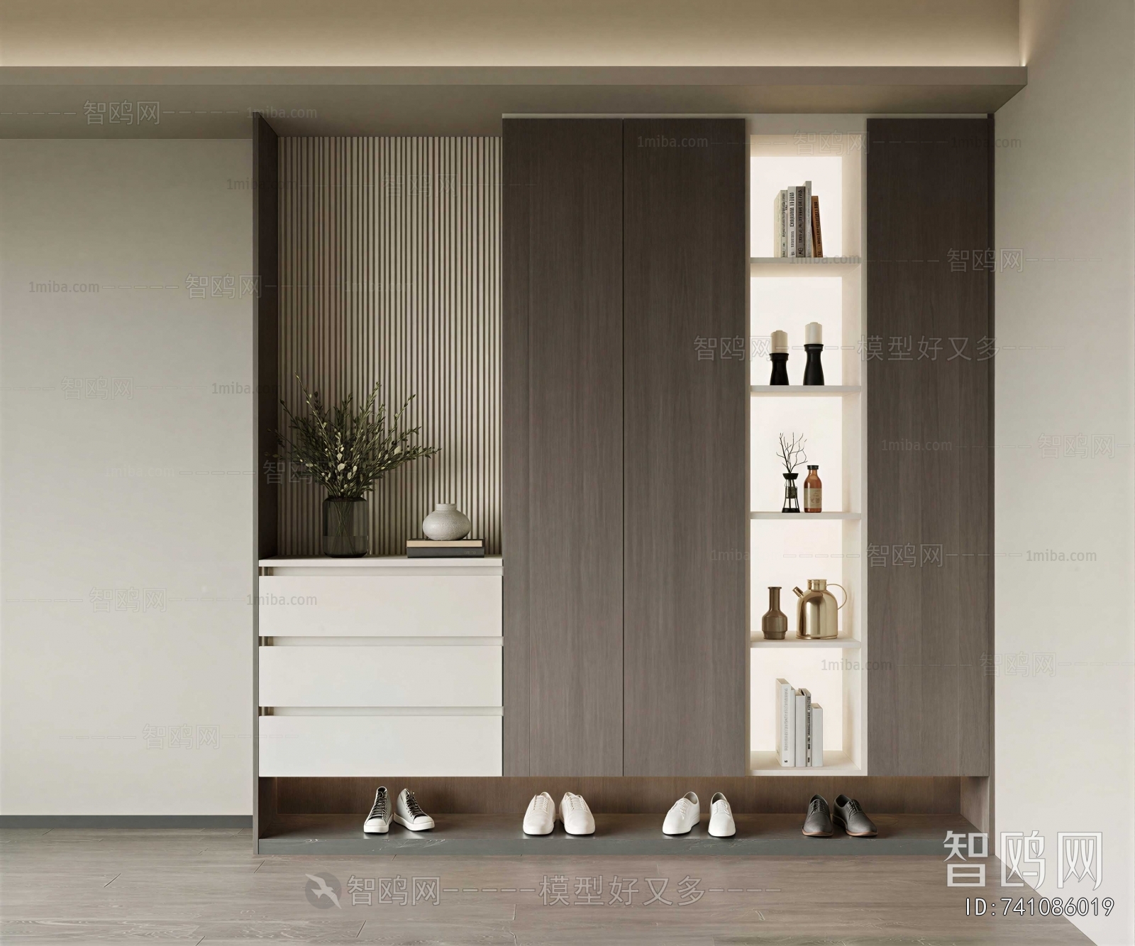Modern Shoe Cabinet