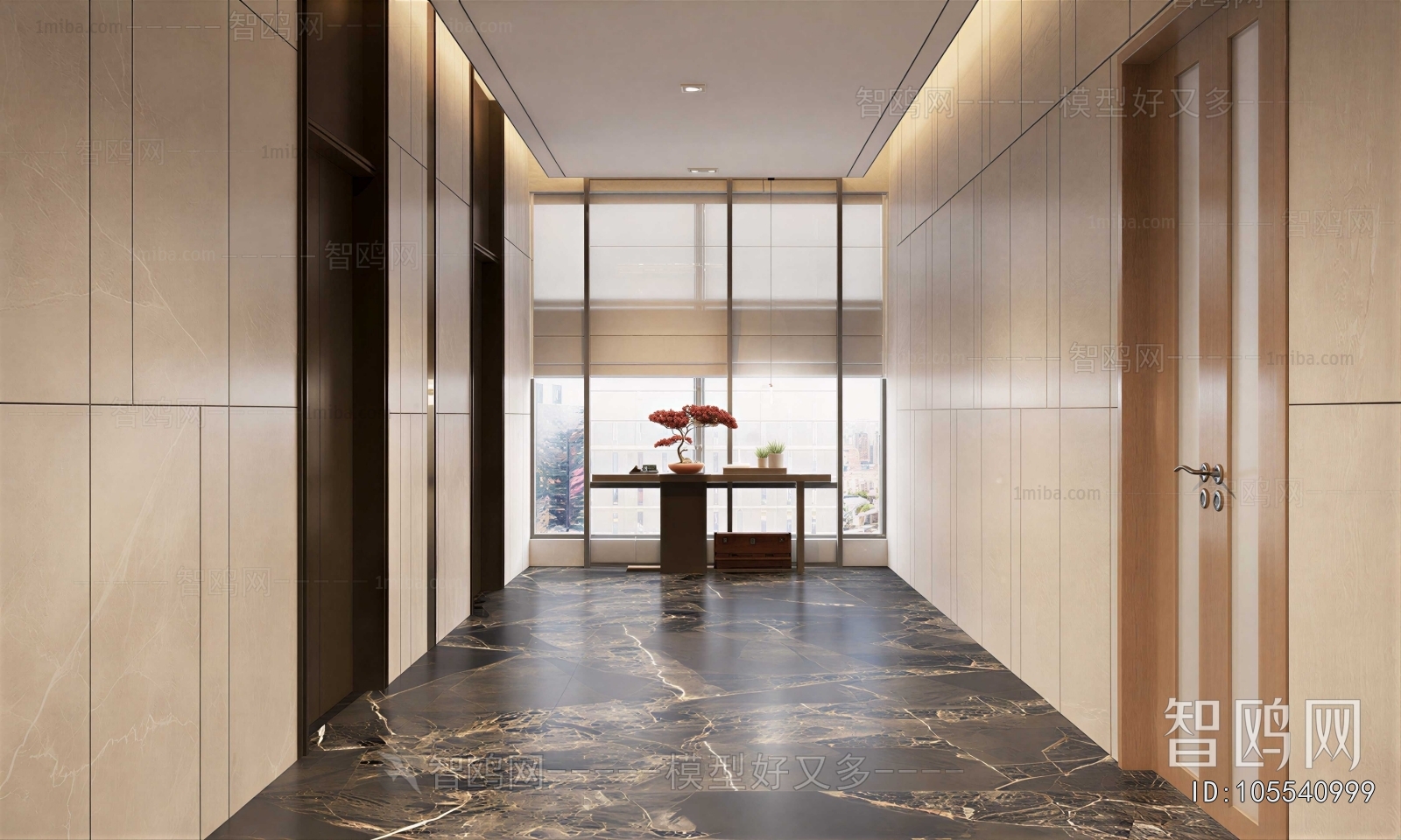 Modern Elevator Hall